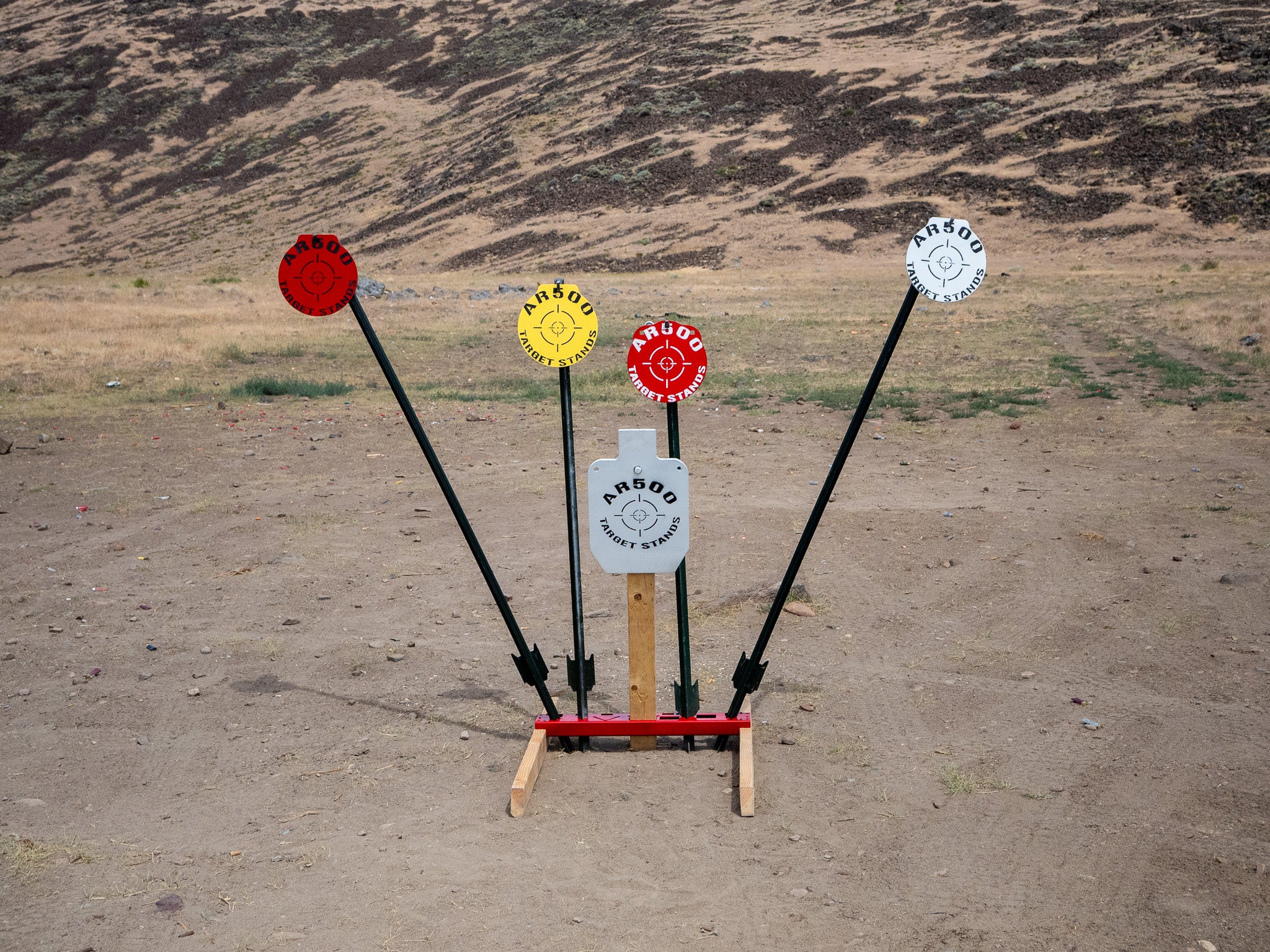 MultiTarget Stand, Steel and Paper Target Stand, steel shooting target stands