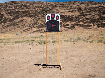 shooting target stand 