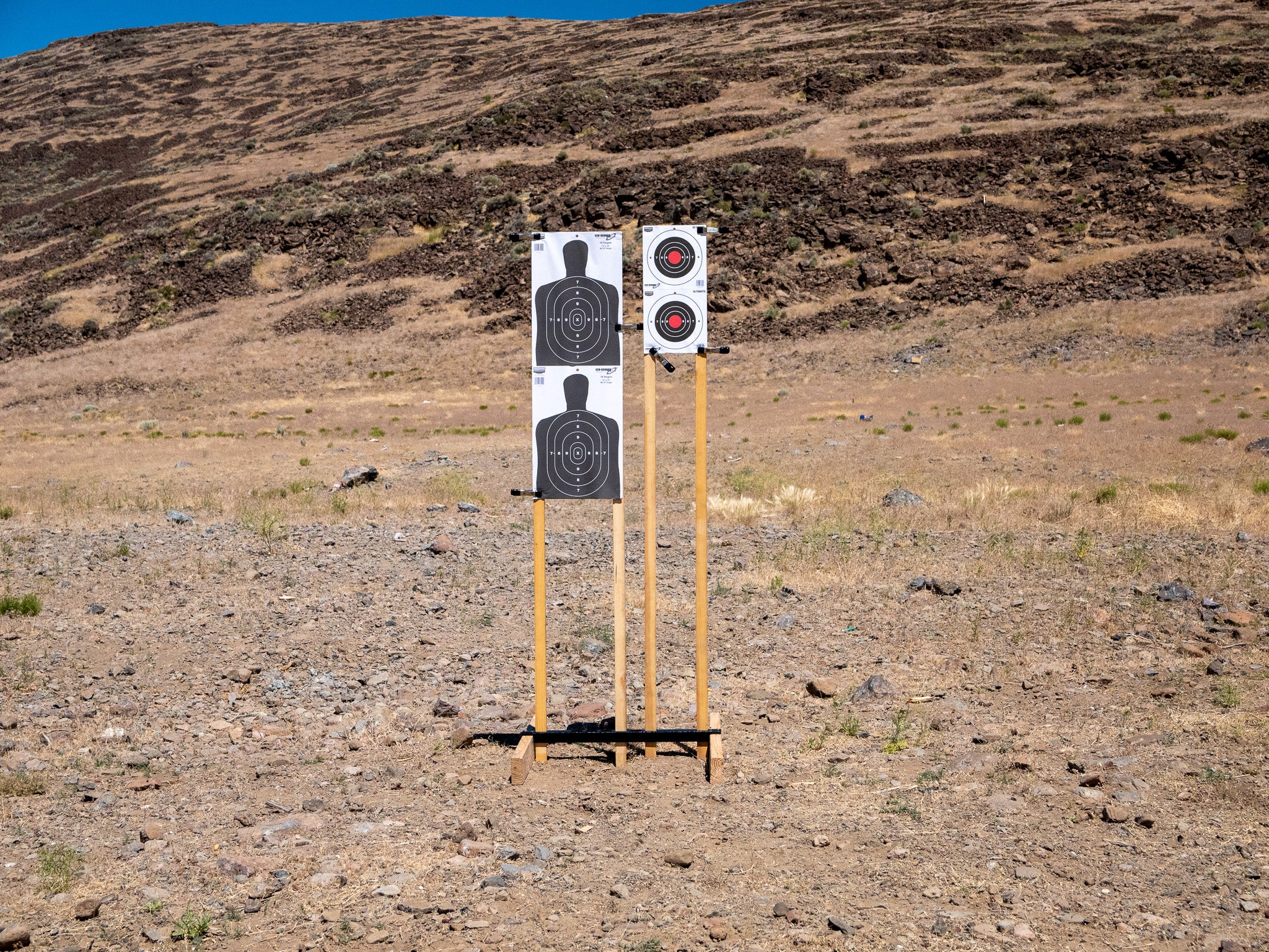 gun target stand and adjustable paper target stand 