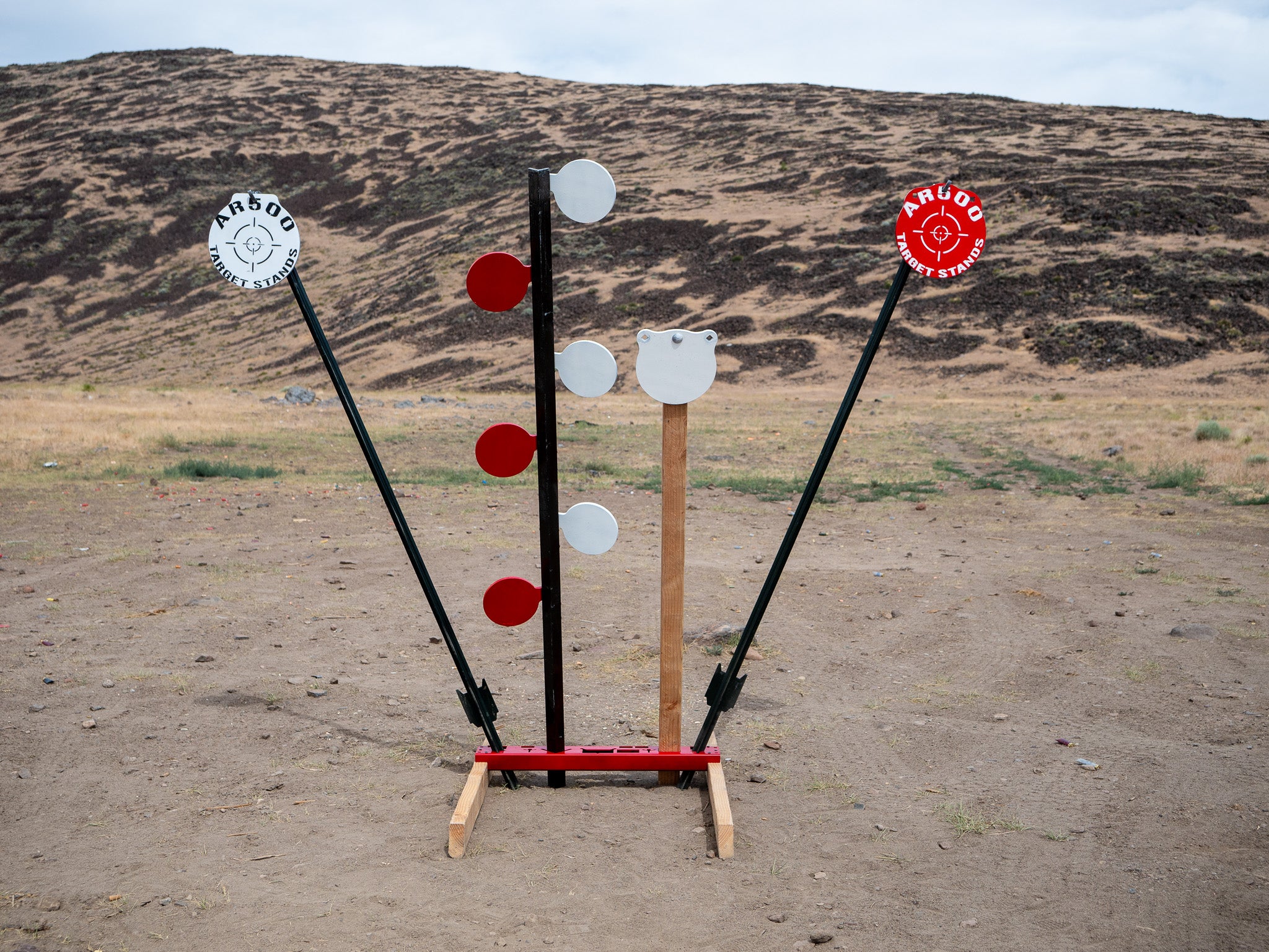 MultiTarget Stand, Steel and Paper Target Stand – AR500 Target Stands