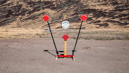 steel and paper target stands 