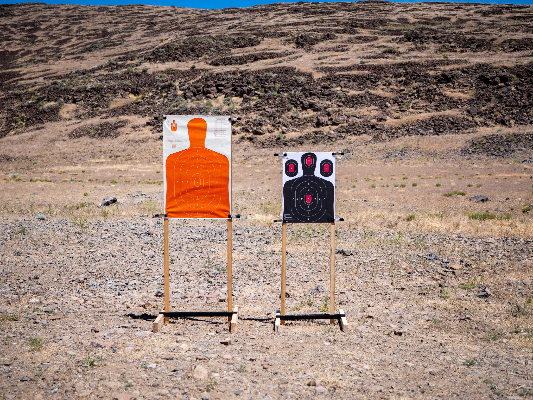 paper shooting target stand 