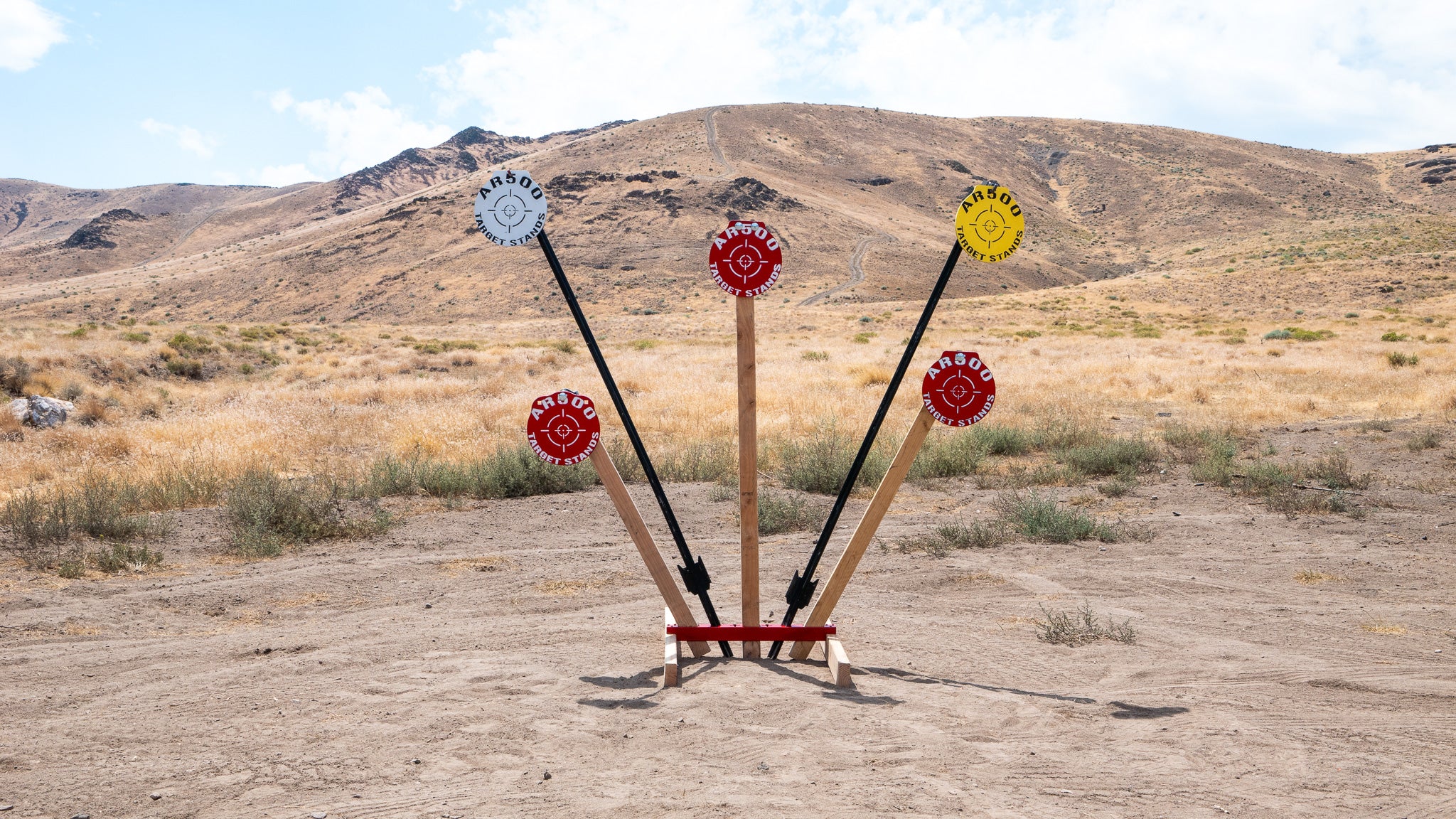 target stands for shooting  and swinger target 