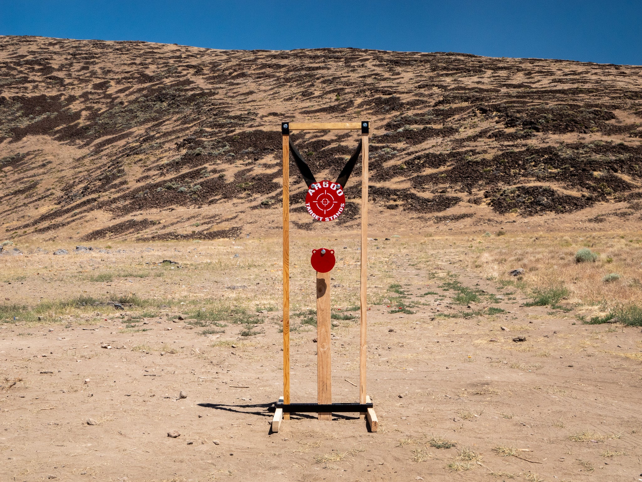 Swinger Stand - 90 Degree Static and Swinging Target Stand - ar500 target stand