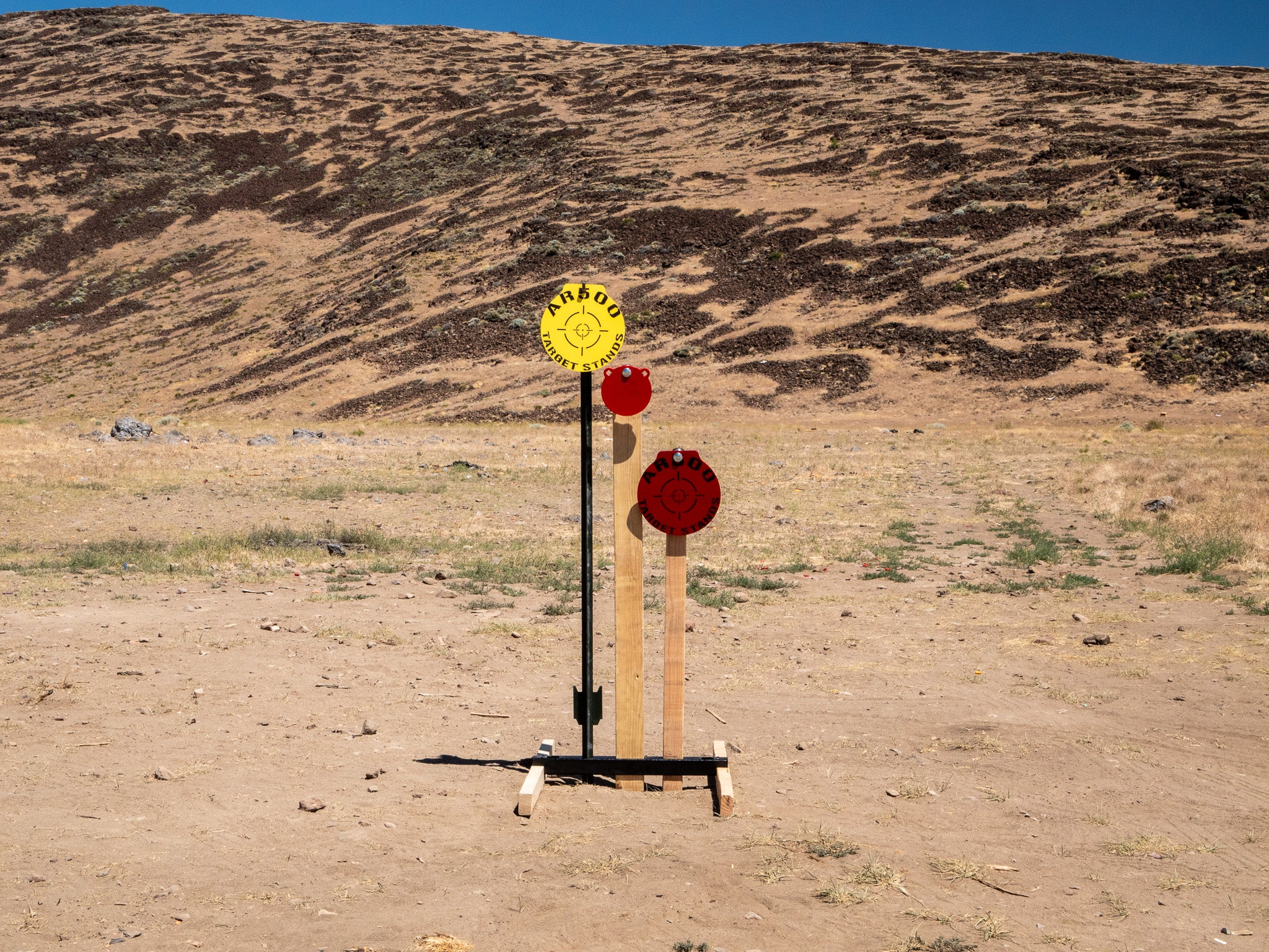 Swinger Stand - 90 Degree Static and Swinging Target Stand - shooting target stand
